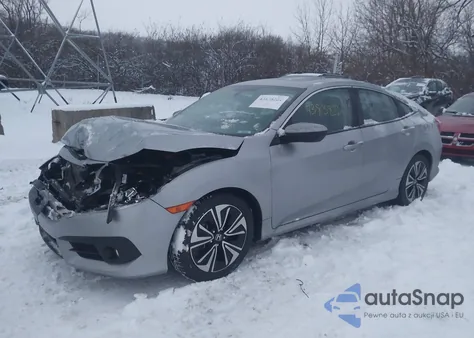 2017 Honda Civic Ex-T from USA, damaged, VIN 19XFC1F38HE031556